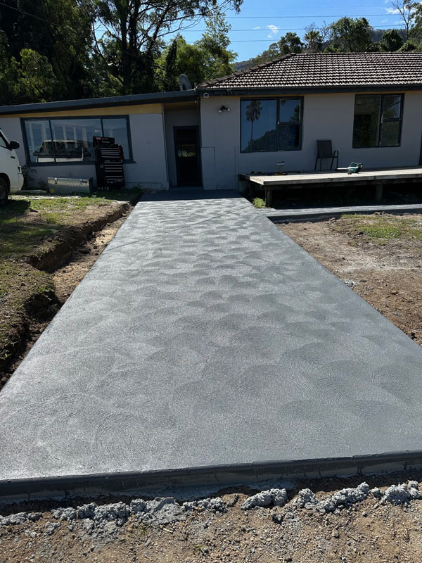 A Footpath Concreting Project in Wollongong and the Illawarra by Dombarton Construction and Excavation
