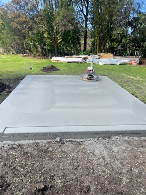 Finished Slab Concreting Project in Wollongong and the Illawarra by Dombarton Construction and Excavation