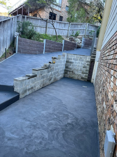 Pathway Concreting Project in Wollongong and the Illawarra by Dombarton Construction and Excavation